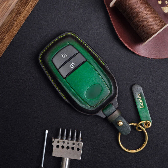 Premium Leather Key Fob for Toyota - Carsilks 