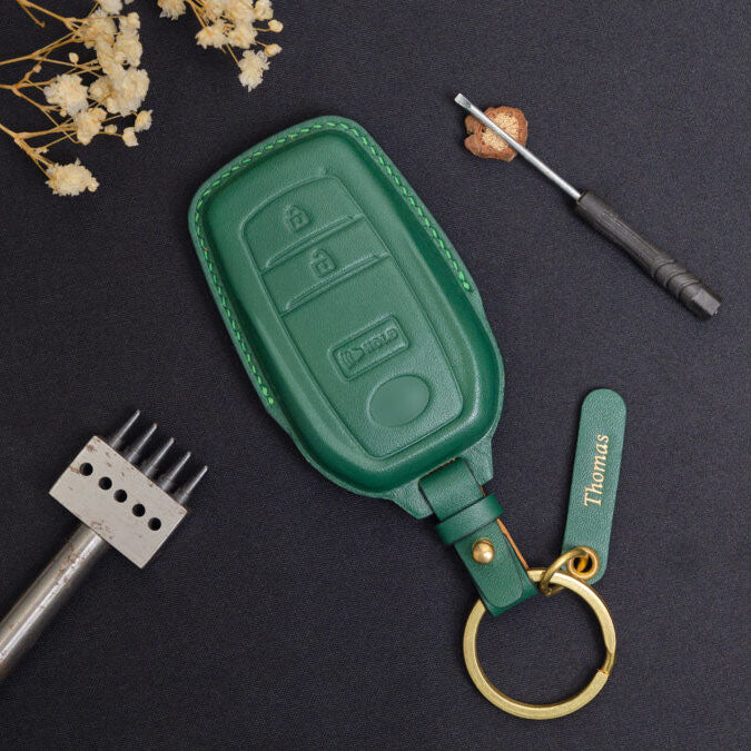 Premium Leather Key Fob for Toyota - Carsilks 