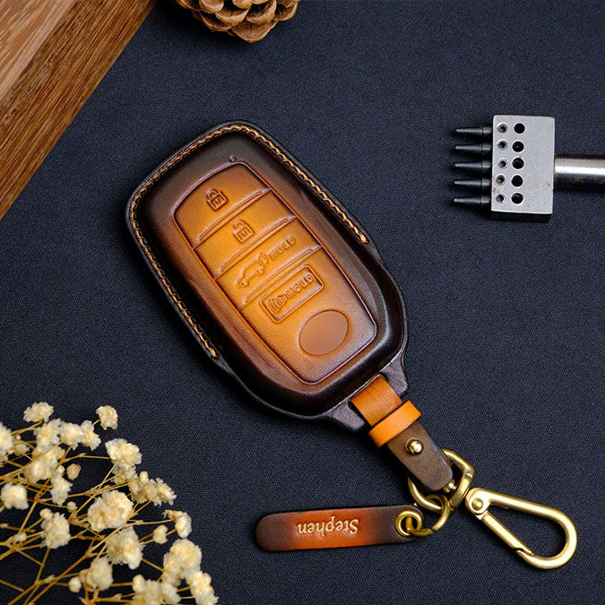 Premium Leather Key Fob for Toyota - Carsilks 