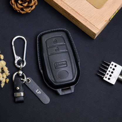 Premium Leather Key Fob for Toyota