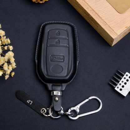 Premium Leather Key Fob for Toyota