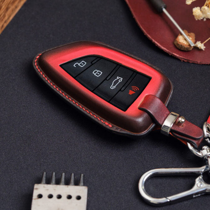 Premium Leather Key Fob for Toyota - Carsilks 