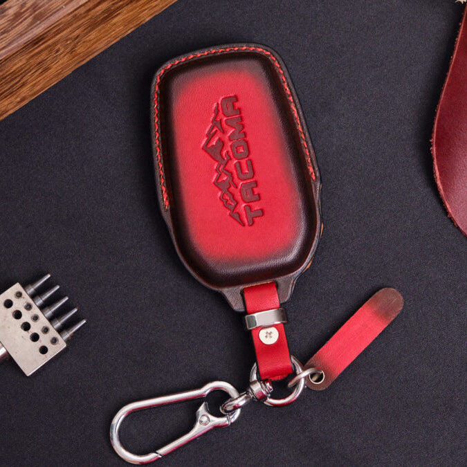 Premium Leather Key Fob for Toyota