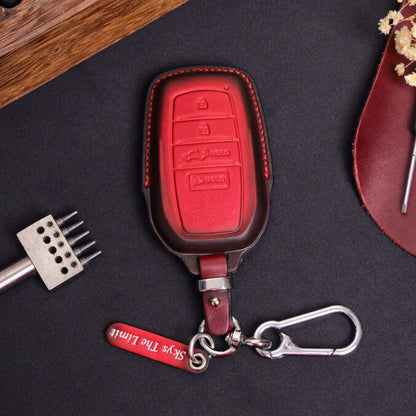 Premium Leather Key Fob for Toyota