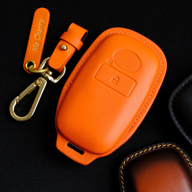 Premium Leather Key Fob for Toyota