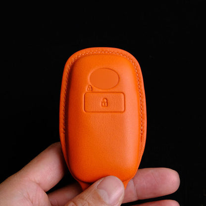 Premium Leather Key Fob for Toyota