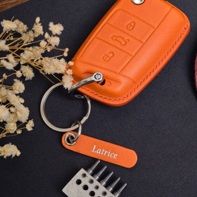 Premium Leather Key Fob for Volkswagen - Carsilks 