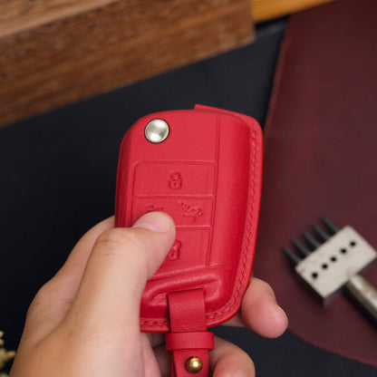 Premium Leather Key Fob for Volkswagen - Carsilks 