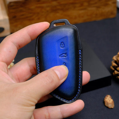 Premium Leather Key Fob for Volkswagen