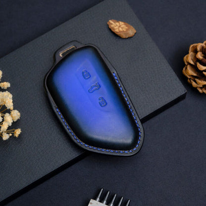Premium Leather Key Fob for Volkswagen