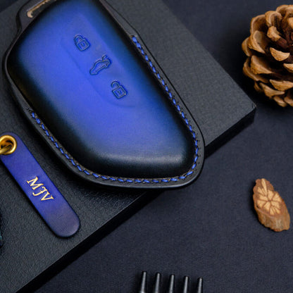 Premium Leather Key Fob for Volkswagen