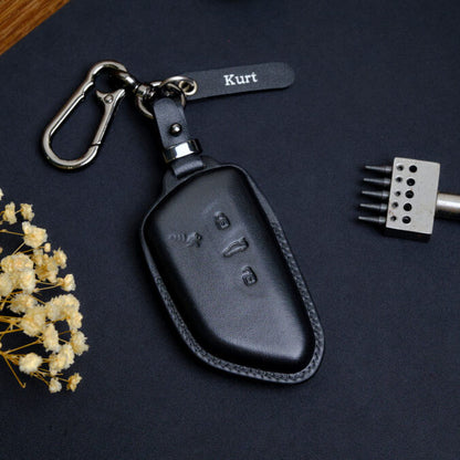 Premium Leather Key Fob for Volkswagen