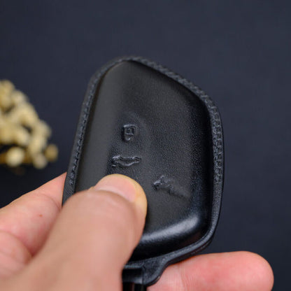 Premium Leather Key Fob for Volkswagen