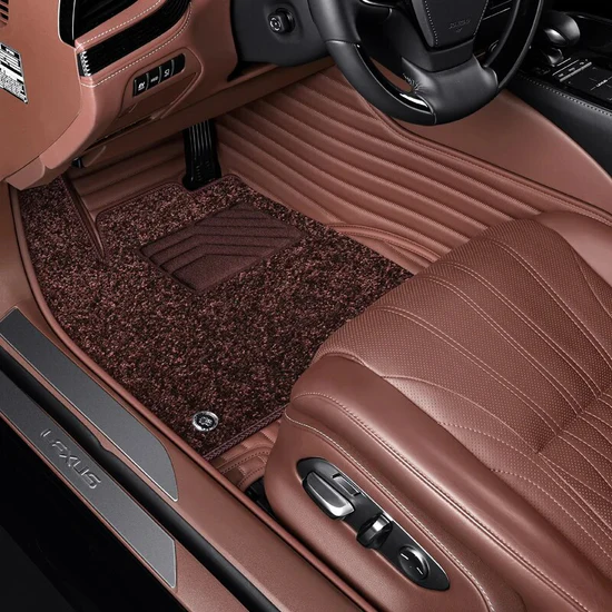 Stripe Double Layer Car Floor Mats