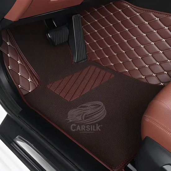 Diamond Double Layer Car Floor Mats