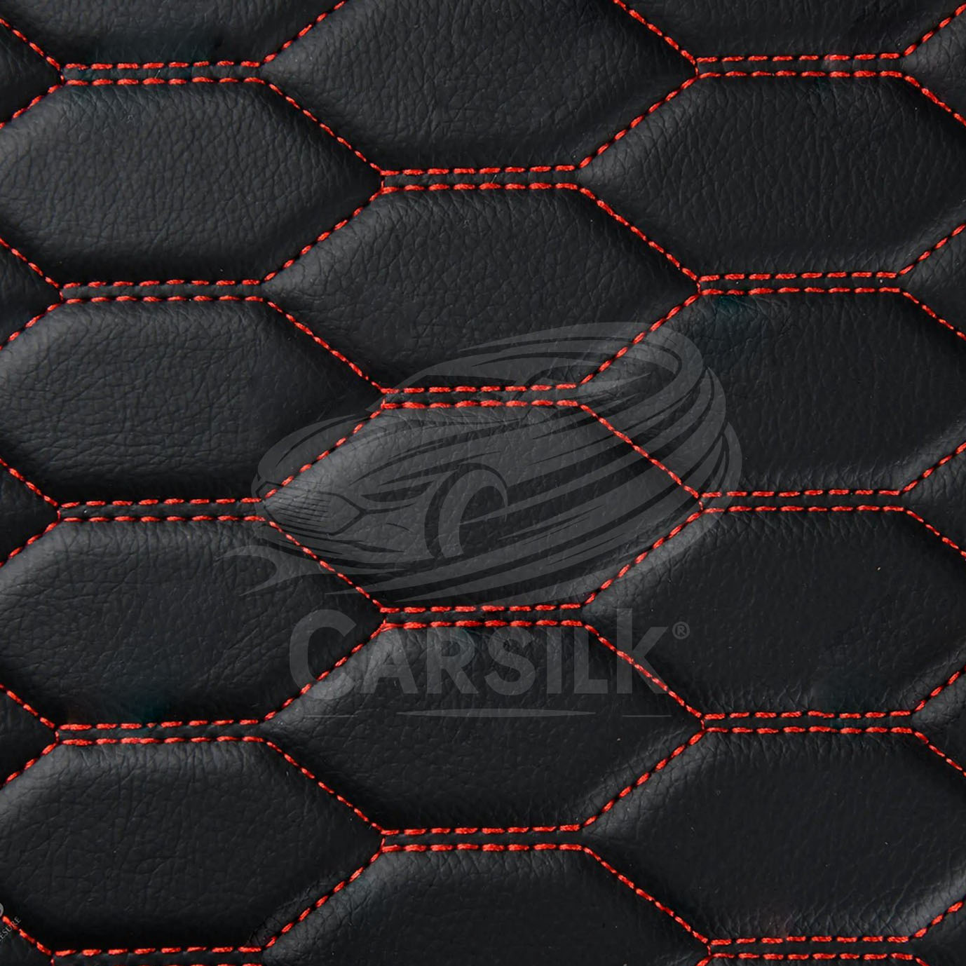 Alternative view of BLACK & RED STITCHING HONEYCOMB LUXURY BASE TRUNK CAR
