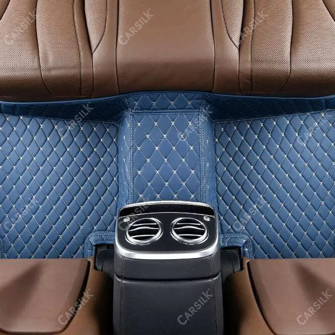 BLUE DIAMOND PATTERN CAR MATS SET - Image 5