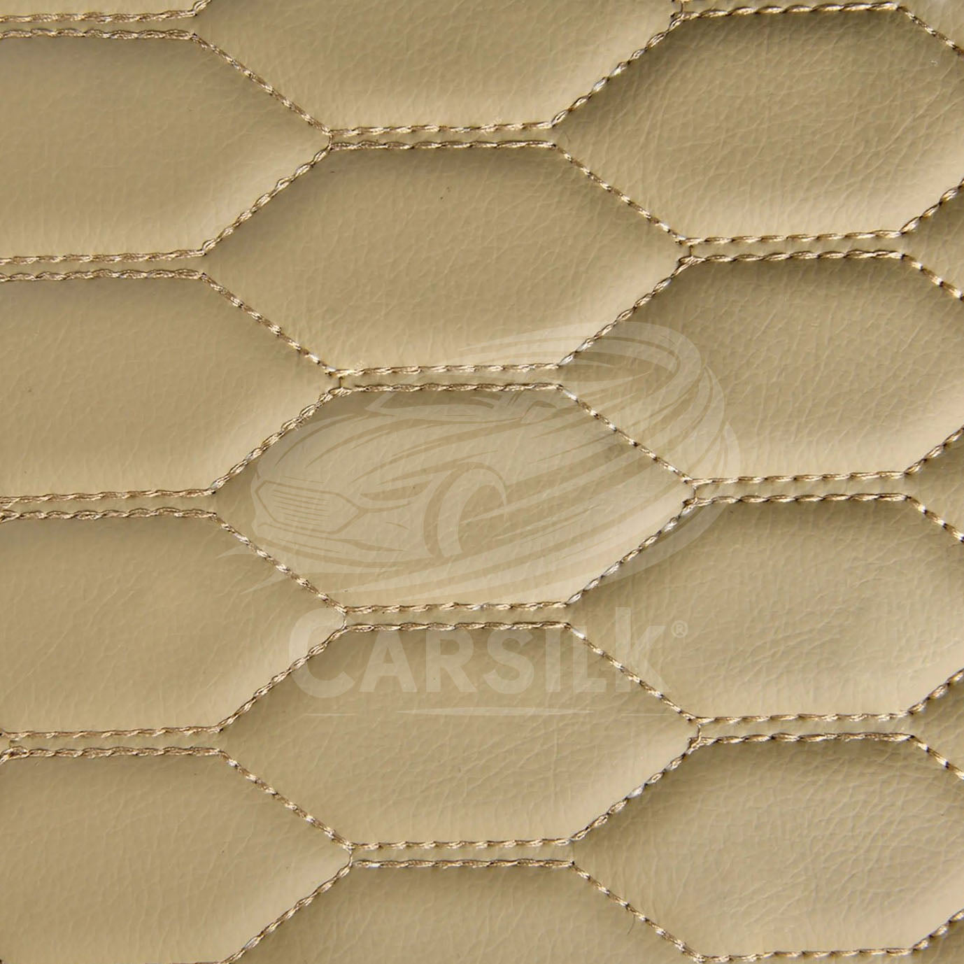 Alternative view of CREAM BEIGE HONEYCOMB LUXURY BASE TRUNK CAR