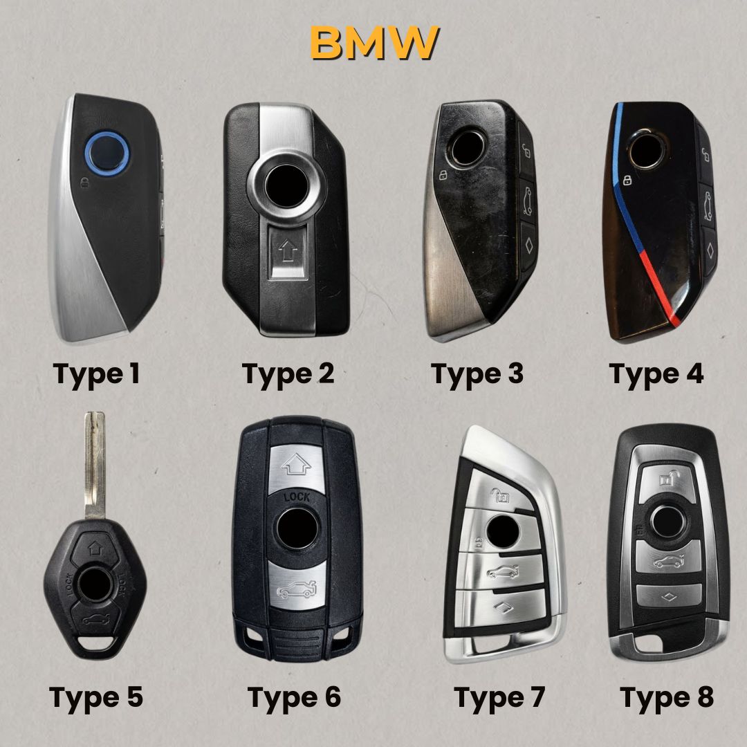 Premium Leather Key Fob for BMW
