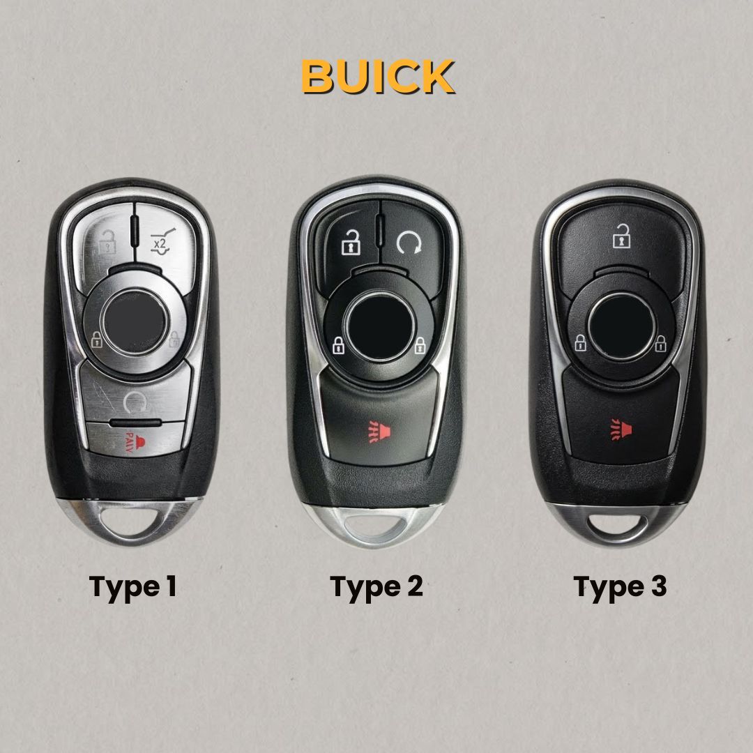 Premium Leather Key Fob for Buick