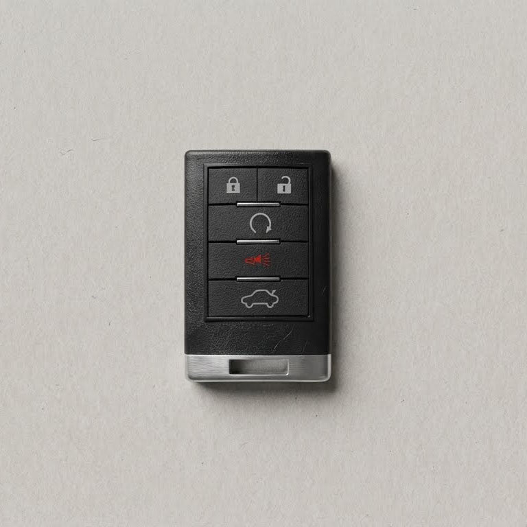 Alternative view of Premium Leather Key Fob for Cadillac