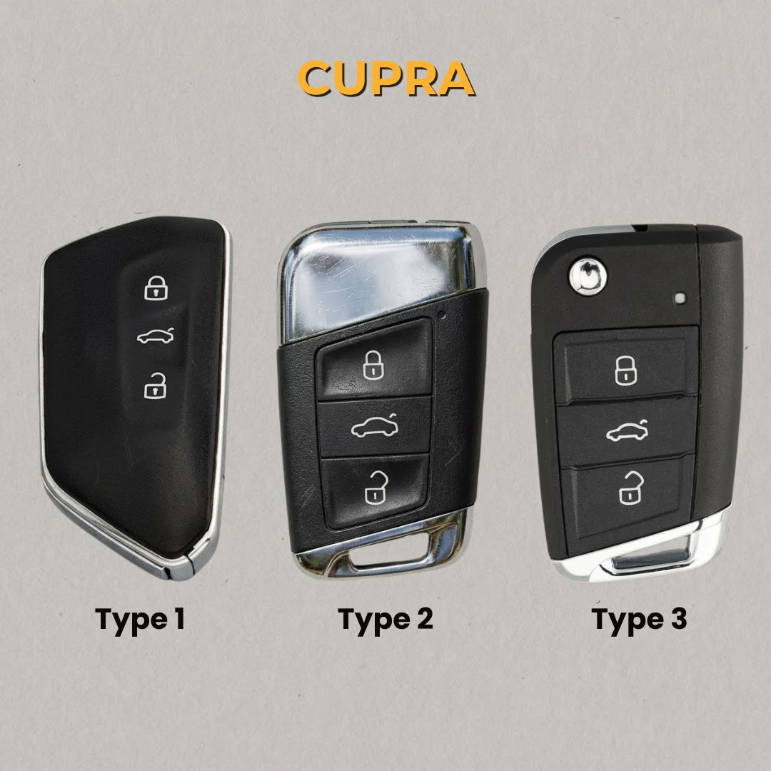 Premium Leather Key Fob for Cupra