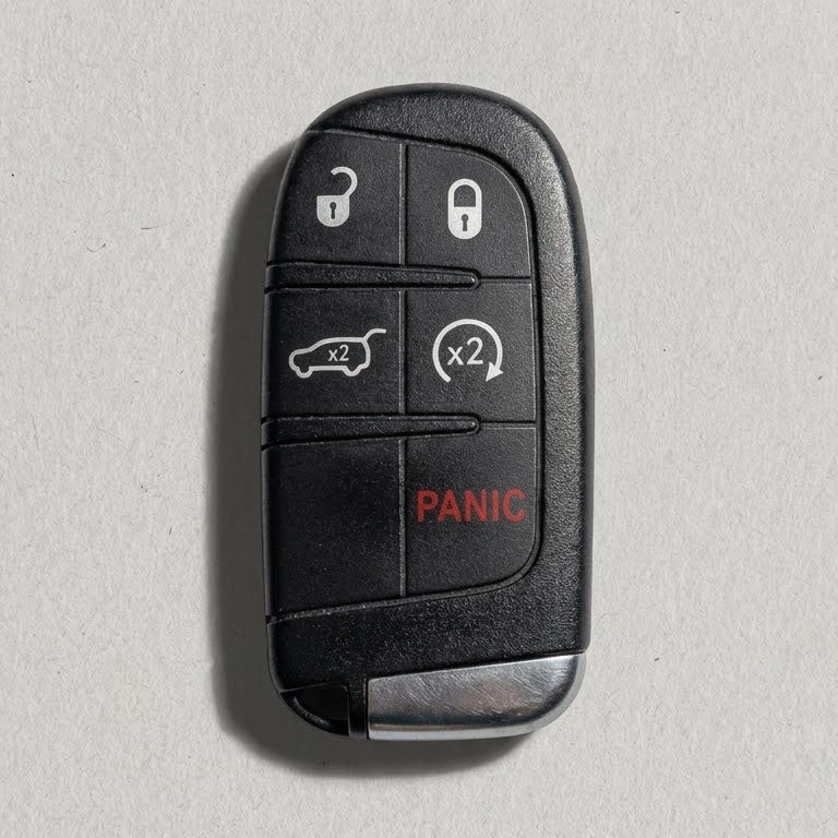 Alternative view of Premium Leather Key Fob for Dodge