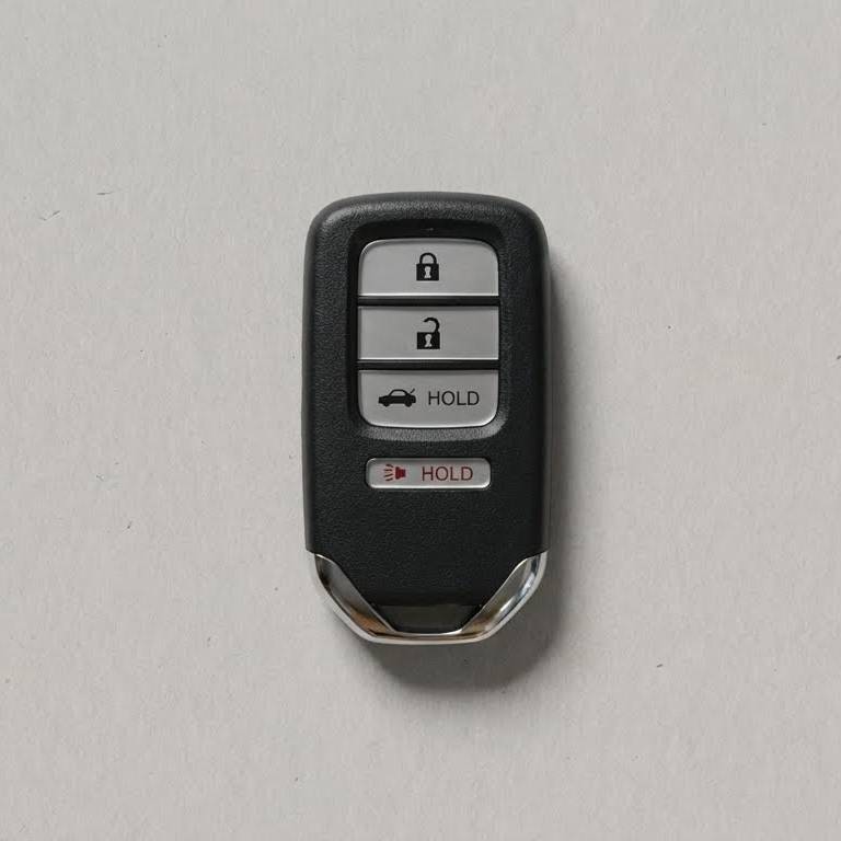 Alternative view of Premium Leather Key Fob for Honda