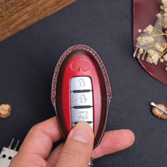 Premium Leather Key Fob for Infiniti - Image 5