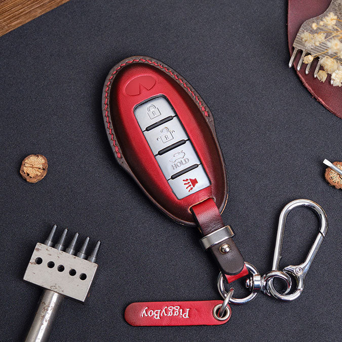 Premium Leather Key Fob for Infiniti - Image 11