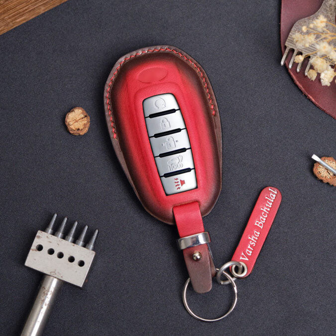 Premium Leather Key Fob for Infiniti - Image 13