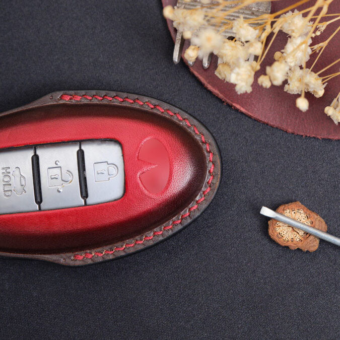 Premium Leather Key Fob for Infiniti - Image 3