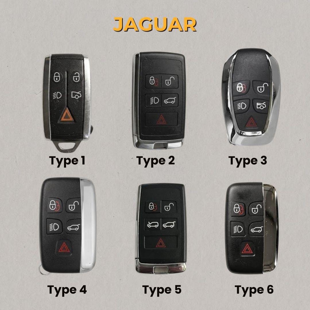 Premium Leather Key Fob for Jaguar