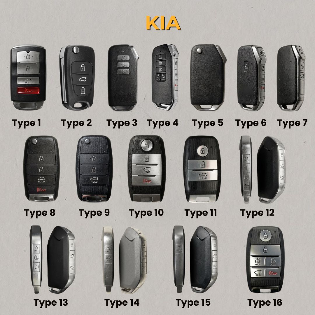 Premium Leather Key Fob for KIA