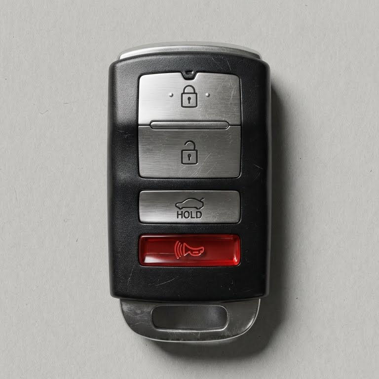 Alternative view of Premium Leather Key Fob for KIA