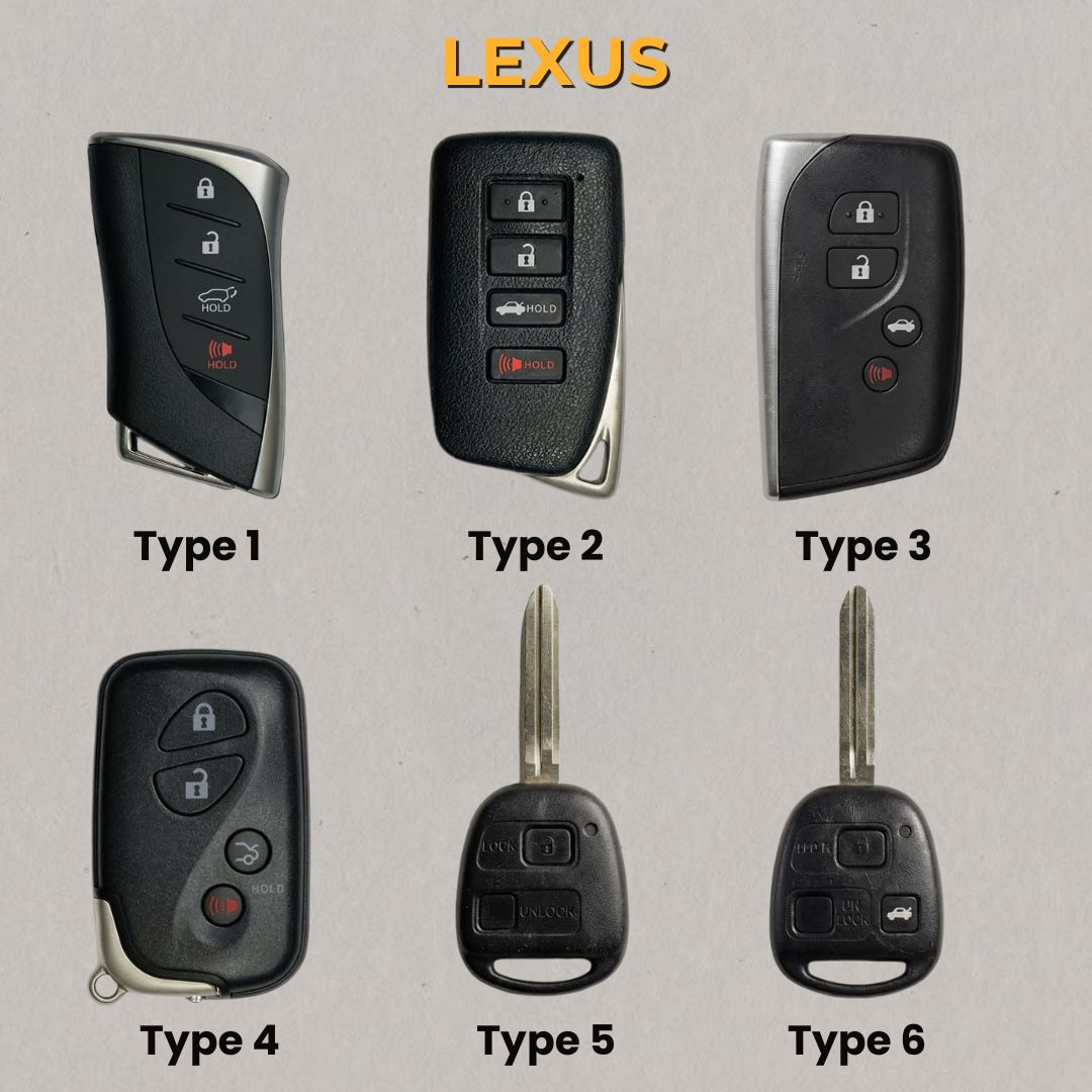 Premium Leather Key Fob for Lexus