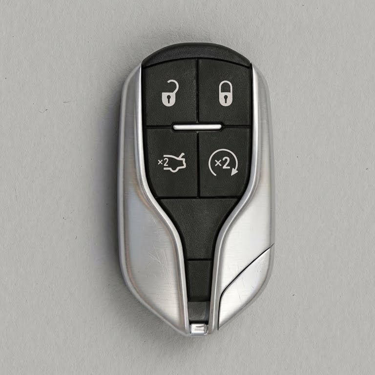 Alternative view of Premium Leather Key Fob for Maserati