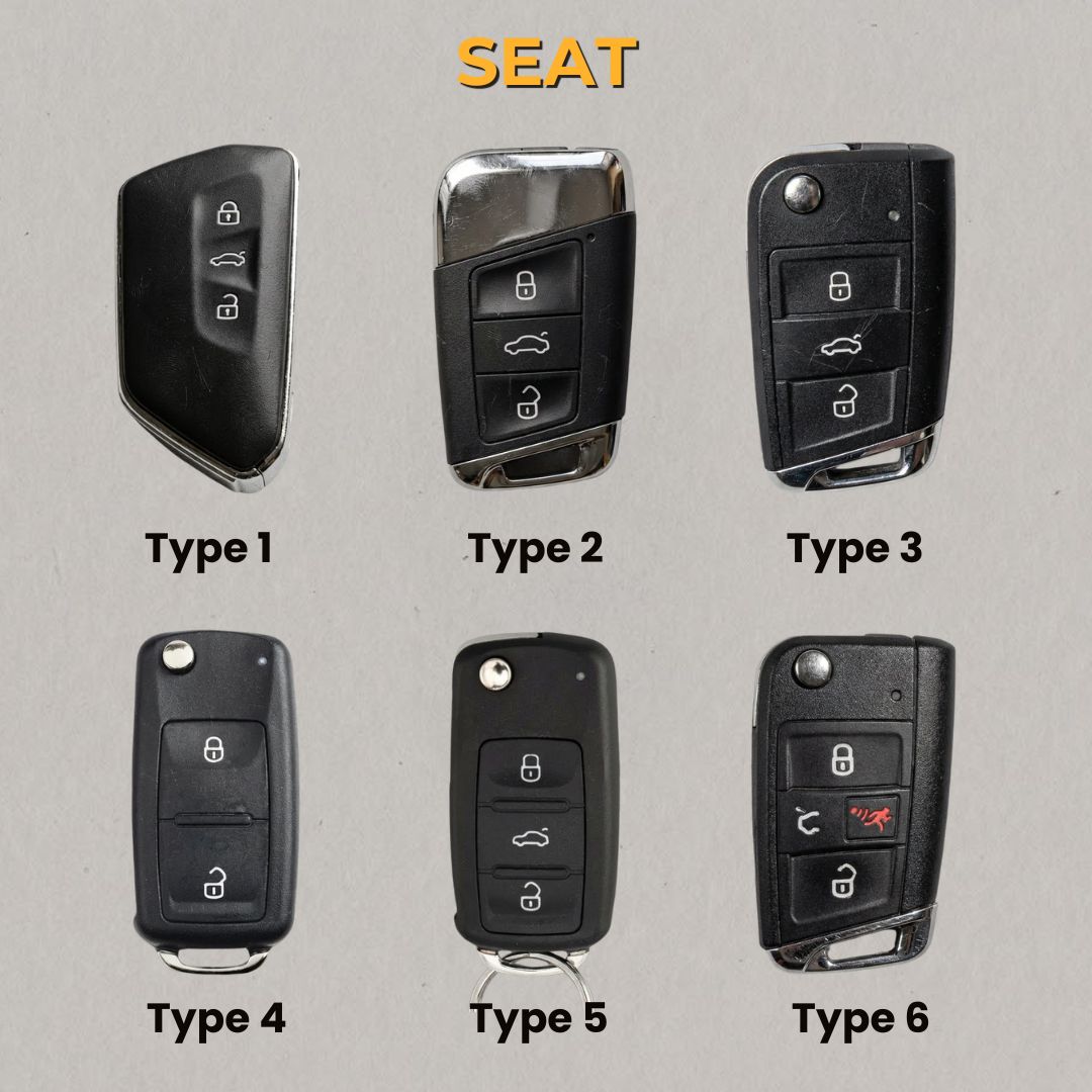 Premium Leather Key Fob for Seat