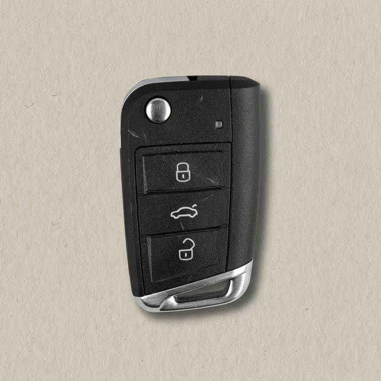 Alternative view of Premium Leather Key Fob for Subaru