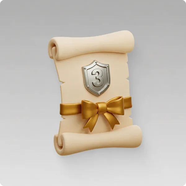 3 Years Warranty