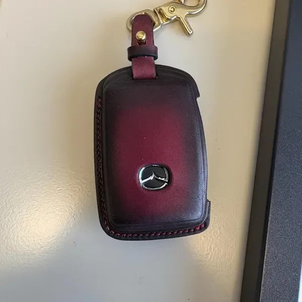 Premium Leather Key Fob for Volvo photo review